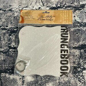 Tim Holtz Idea-ology Grungebook 6x6 Grungeboard & Brackets